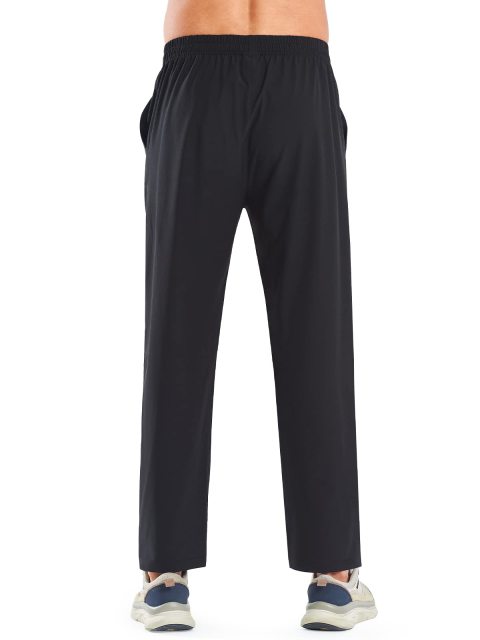 Men's Athletic Running Pants Lightweight Workout Joggers Quick Dry Gym Sweatpants Active Sports Track Training Pants