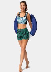 Women's Beachshorts with Pockets High Waisted Board Swimsuit Bathing Shorts with Liner