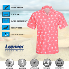 Hawaiian Shirt Funky Casual Button Down Shortsleeve Unisex Beach Party Shirt