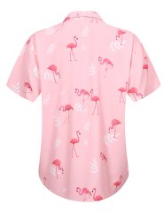 Womens Button Down Hawaiian Shirt Casual Fashion Shirts Summer Blouses