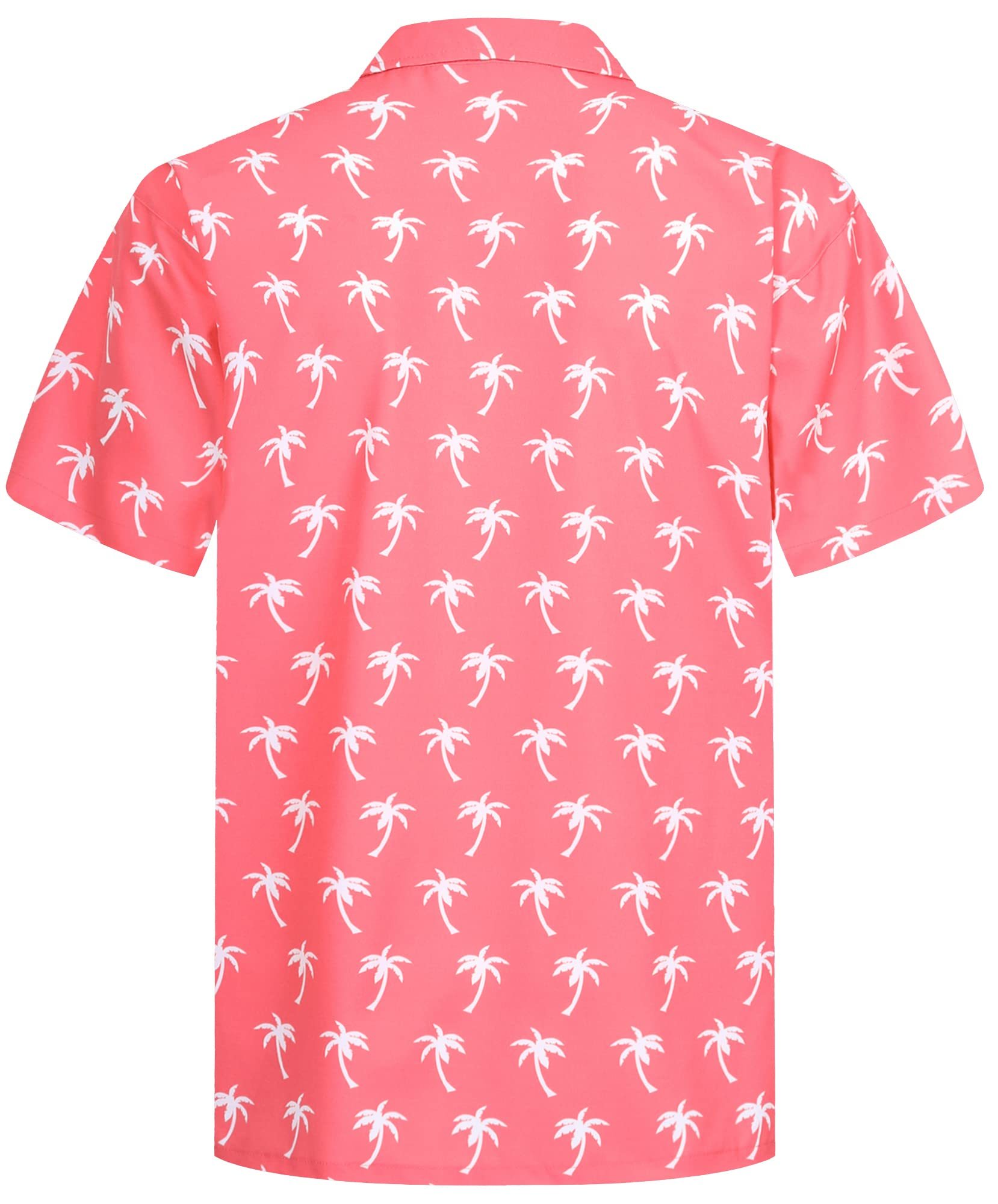 Hawaiian Shirt Funky Casual Button Down Shortsleeve Unisex Beach Party Shirt