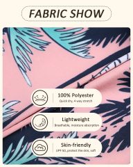 Women's Board Shorts Quick Dry Drawstring Sports Swim Shorts with Pocket