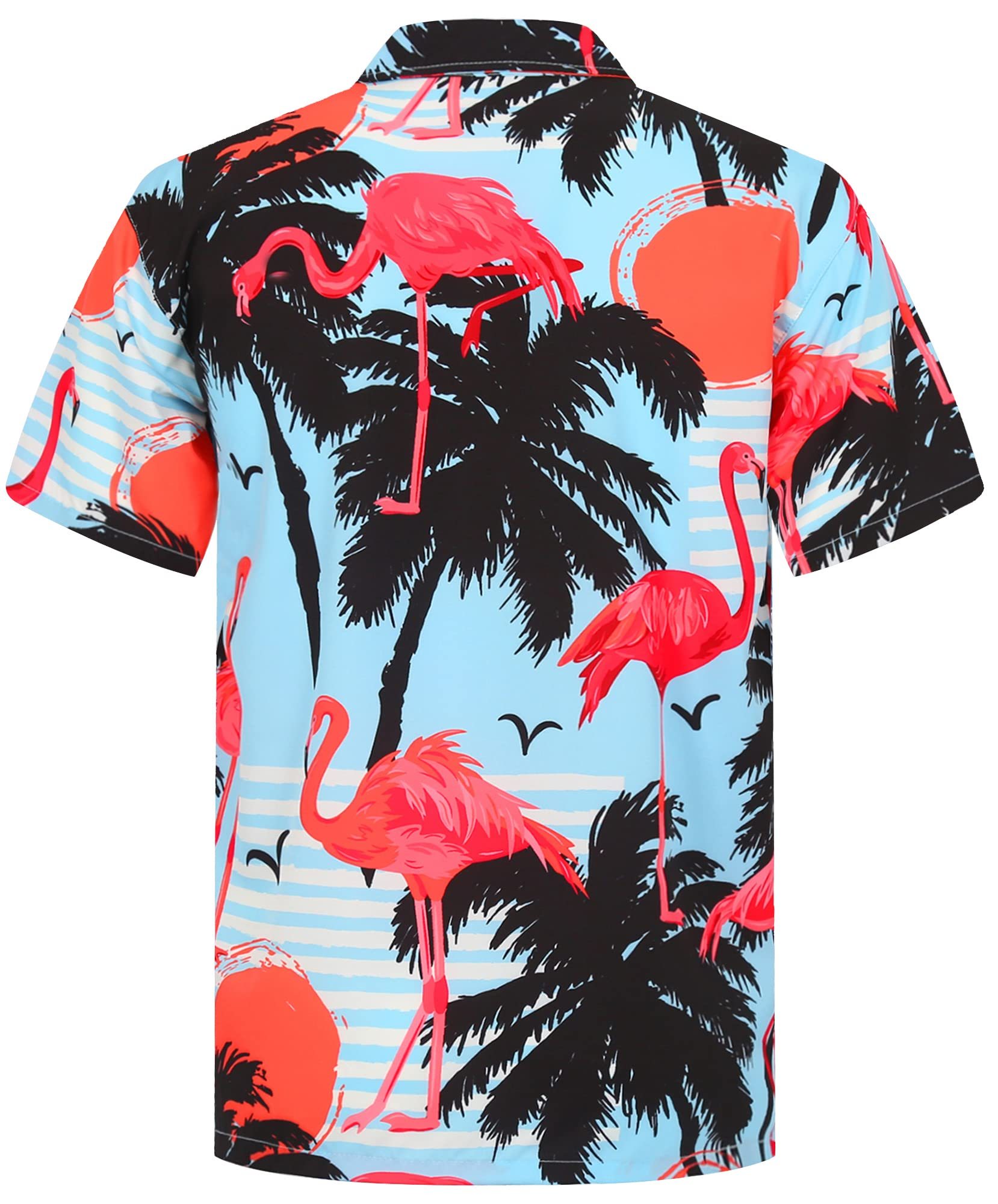 Men's Regular Fit Short Sleeve Casual Hawaiian Shirt for Men