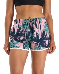 Women's Board Shorts Quick Dry Drawstring Sports Swim Shorts with Pocket