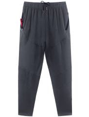 Men's Sweatpants with Zipper Pockets Tapered Track Athletic Pants Running Exercise Workout