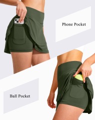 Women's Tennis Skirts Athletic Golf Skorts Skirts for Women Layered Skirts Workout Running