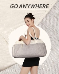 Gym Bags for Men Women Sports Duffle Bag Lightweight Travel Bag With Shoe Compartment Water Resistant Workout Duffle Sports Bag