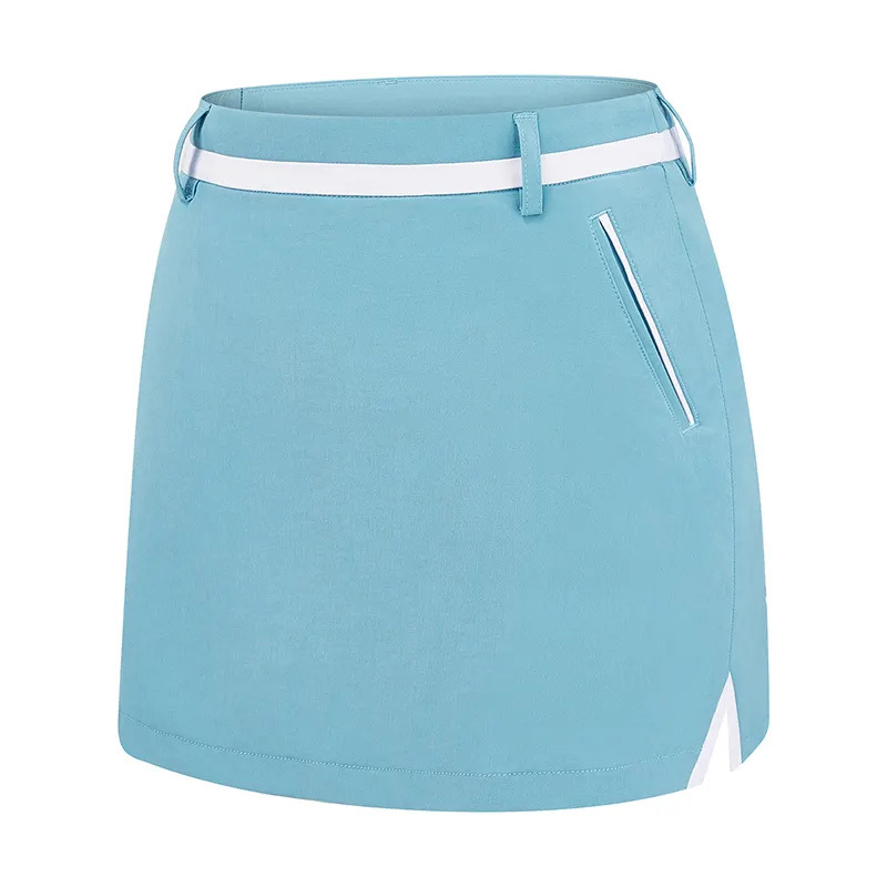 Women's Sports Tennis Skirt Golf Skirt Pleated Shorts Back Waist Pocket Golf Skirt