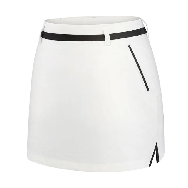 Women's Sports Tennis Skirt Golf Skirt Pleated Shorts Back Waist Pocket Golf Skirt