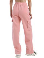 Women's Wide Leg Sweatpants Elastic High Waisted Baggy Drawstring Cuffs Athletic Pants with Pockets