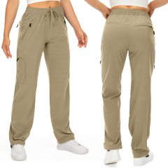 Women's Hiking Cargo Pants Quick Dry UPF50+ Outdoor Pants for Women Fishing Safari Travel Stretchy Pants with Pockets