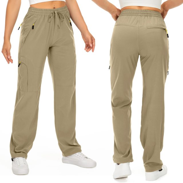 Women's Hiking Cargo Pants Quick Dry UPF50+ Outdoor Pants for Women Fishing Safari Travel Stretchy Pants with Pockets