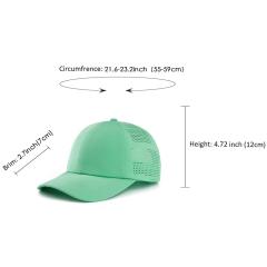 Quick Drying Baseball Cap Sun Hats Mesh Lightweight UV Protection for Outdoor Sports