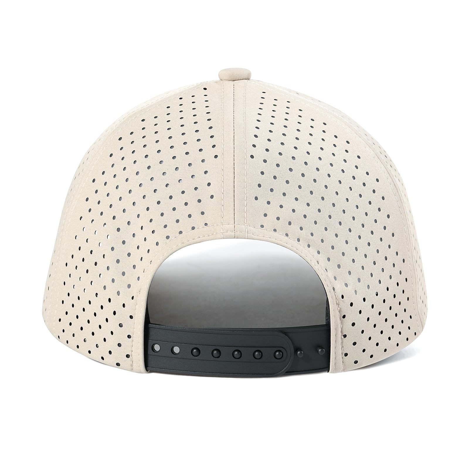 Unisex Quick Dry Baseball Cap Laser Cut Mesh Ball Cap Curved Brim Snapback Hat