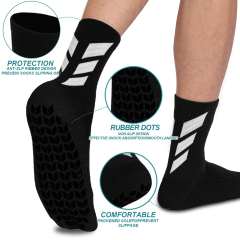 Leemier Sportswear Men's Grip Soccer Socks - Non-Slip Athletic Training and Running Socks