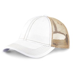Premium Washed Trucker Hat Pigment Dyed Cap Adjustable Outdoor Headwear