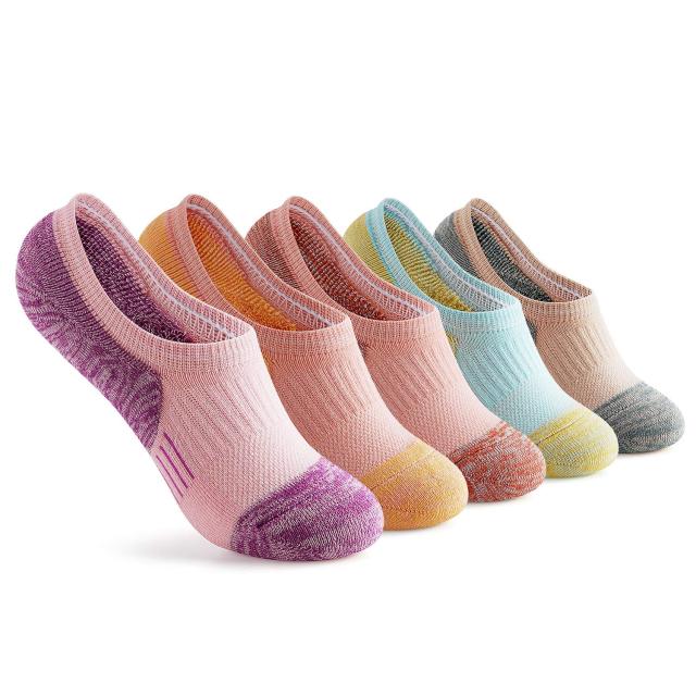 Leemier Sportswear Women's Cushioned Athletic No Show Ankle Socks for Running