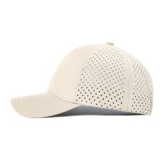 Unisex Quick Dry Baseball Cap Laser Cut Mesh Ball Cap Curved Brim Snapback Hat