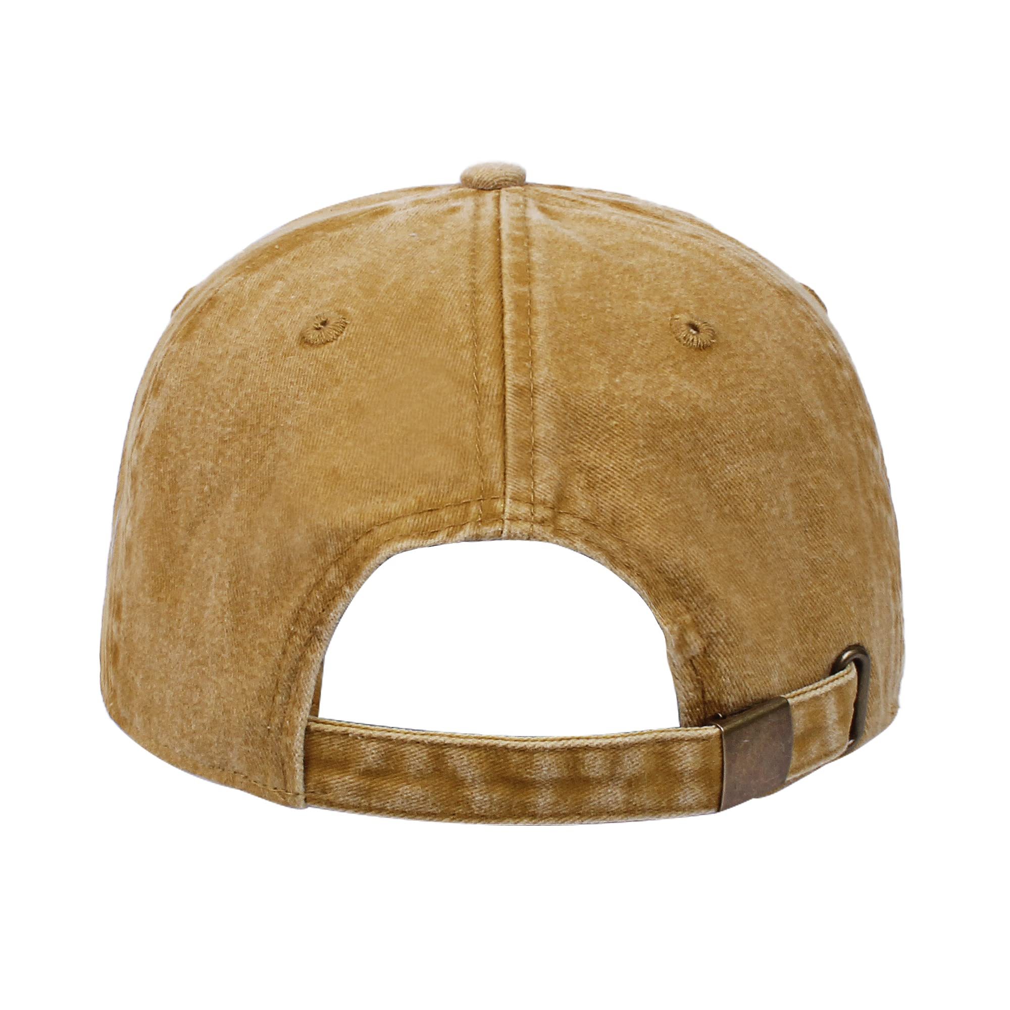 Men Women Washed Distressed Twill Baseball Cap Vintage Adjustable Dad Hat