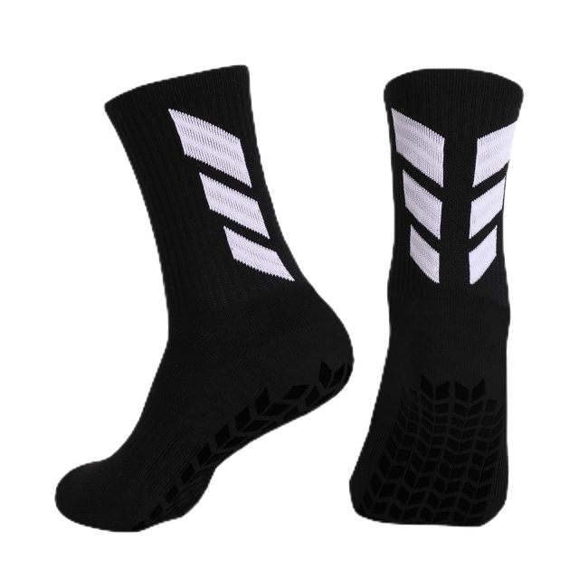 Leemier Sportswear Men's Grip Soccer Socks - Non-Slip Athletic Training and Running Socks