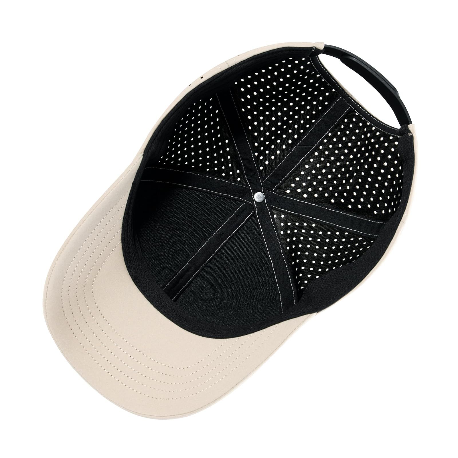 Unisex Quick Dry Baseball Cap Laser Cut Mesh Ball Cap Curved Brim Snapback Hat