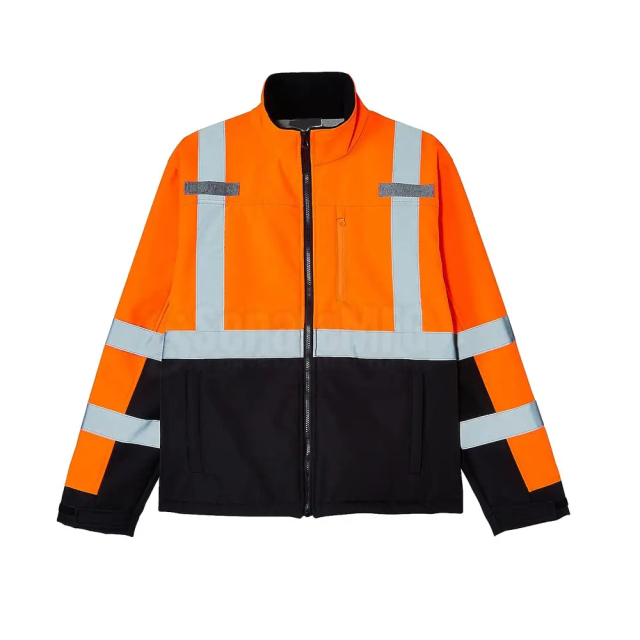 Customized Hot Sale Security OEM Workwear Safety Jackets Construction Hi Vis Clothing Reflective Work Jackets