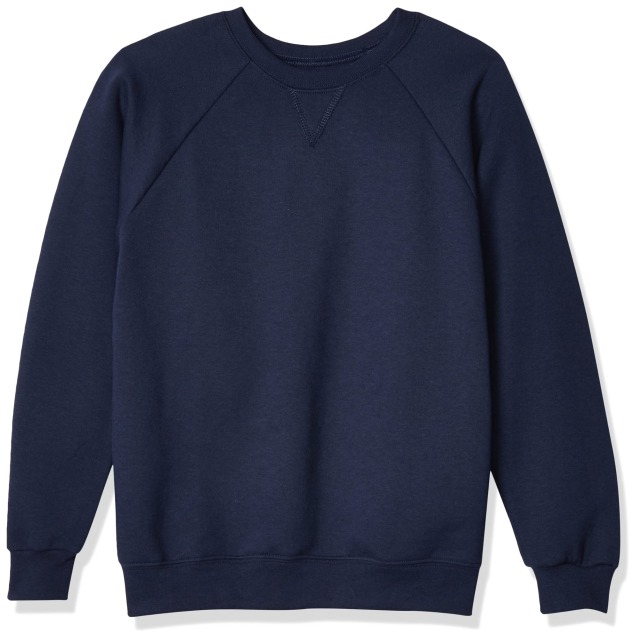 High Quality Schoolwear Plain Hoodies Custom Logo Unisex School Uniform Crewneck Sweatshirts