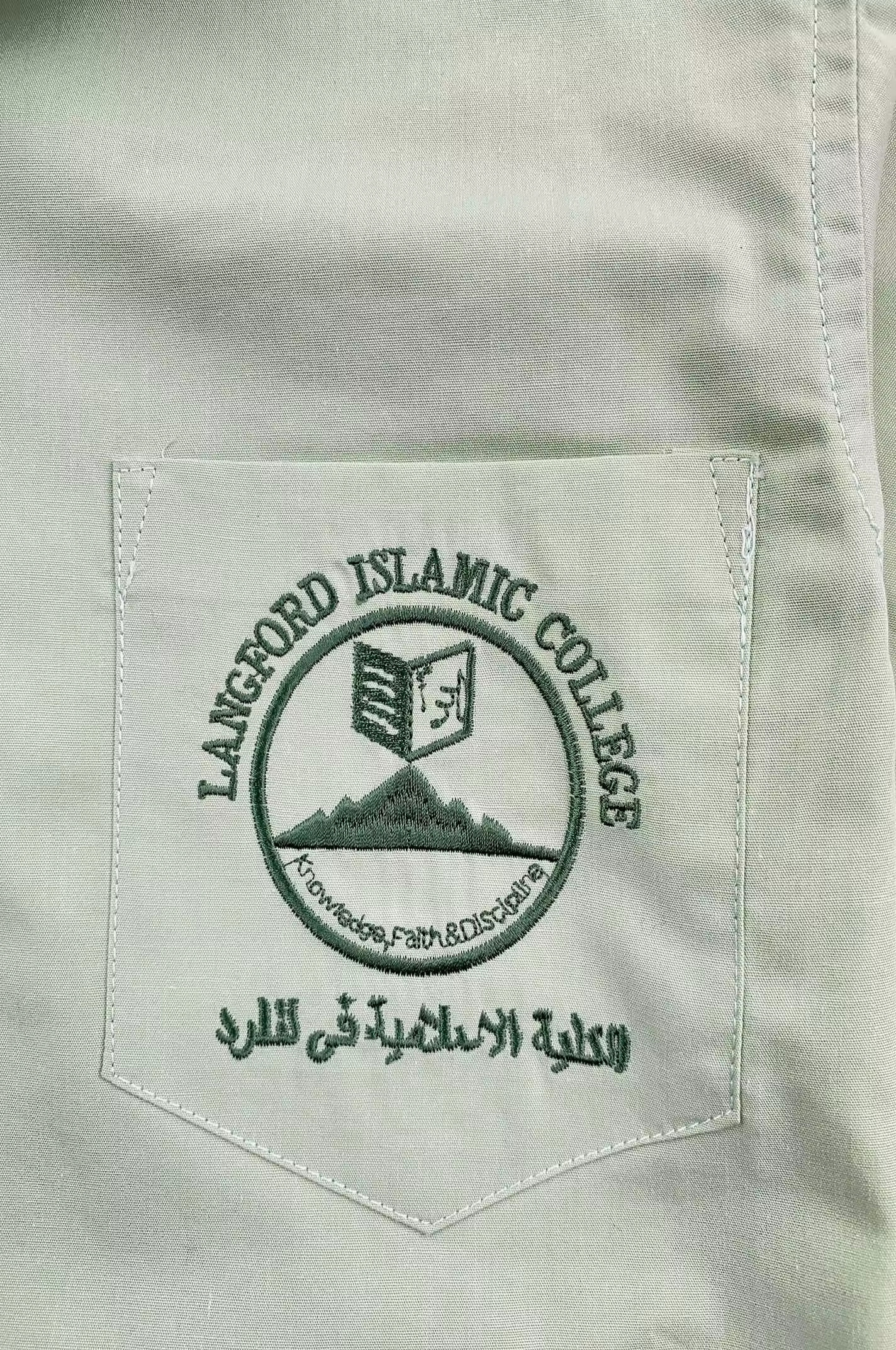 Custom Primary School Uniform Button Shirts Short Sleeve Embroidered Labels School Shirts Blouse School Uniform
