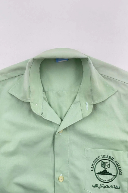Custom Primary School Uniform Button Shirts Short Sleeve Embroidered Labels School Shirts Blouse School Uniform