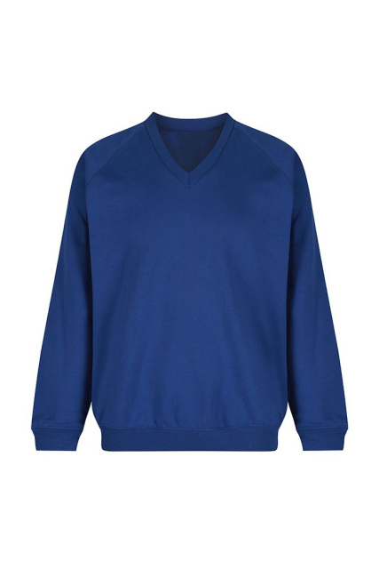 Premium Schoolwear Personalized Logo Solid Color Hoodies Unisex V-neck Sweatshirts