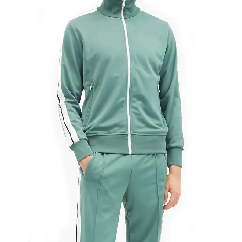 Customized School Uniform Active wear Tracksuits Slim Fit Track Jackets for Children Teenager