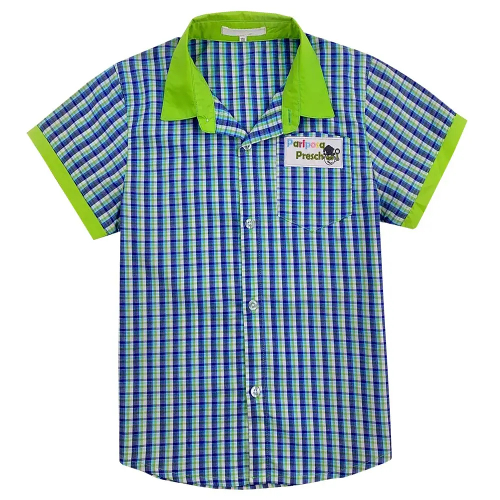Custom High Quality School Uniform Comfortable Polo Button Shirt Primary School Uniform Designs