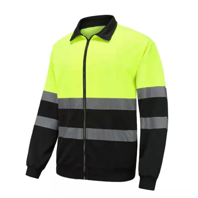 Customized Logo Workwear Safety Work Wear Reflective Waterproof Long Sleeve Jacket