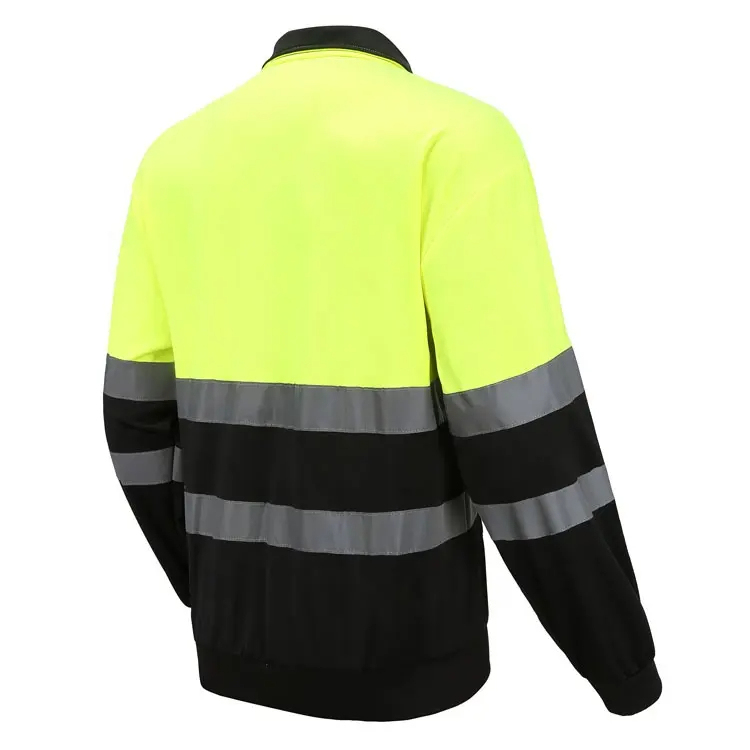 Customized Logo Workwear Safety Work Wear Reflective Waterproof Long Sleeve Jacket