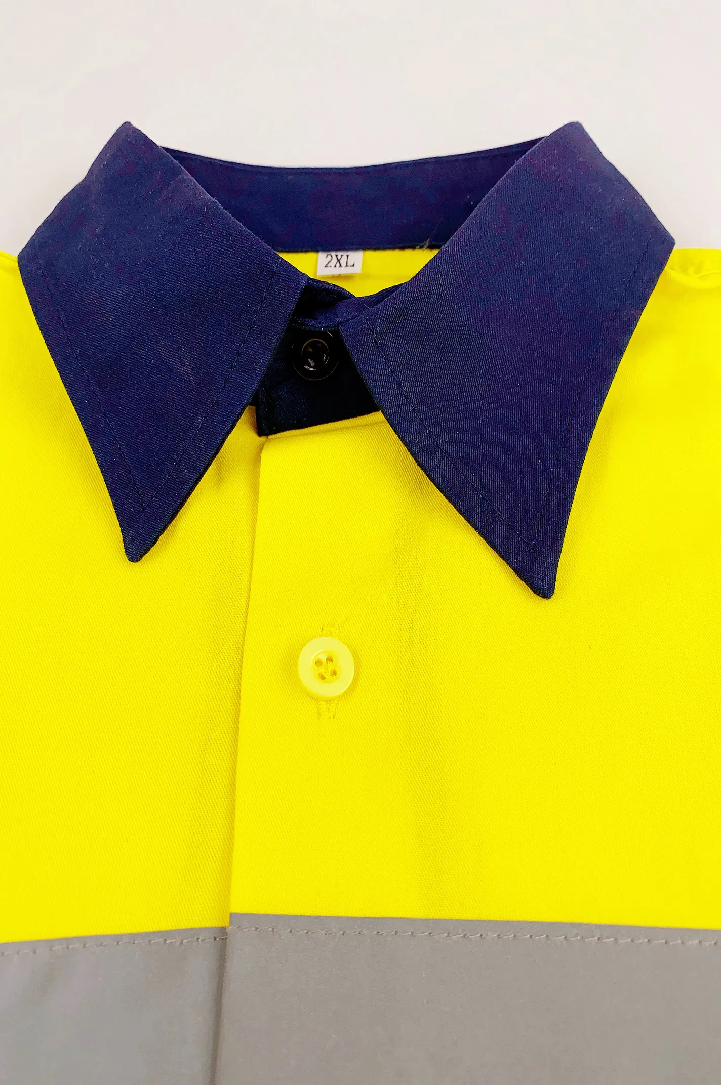 Industrial Short Sleeve Reflective Workwear Shirt Enhance Visibility for Safety on the Job