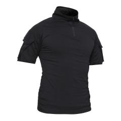 Short Sleeve Blank Cargo Pullover T-shirt Custom Camouflage Guard Combat Battle Uniforms Men's Tactical Polo Shirt