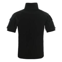 Short Sleeve Blank Cargo Pullover T-shirt Custom Camouflage Guard Combat Battle Uniforms Men's Tactical Polo Shirt