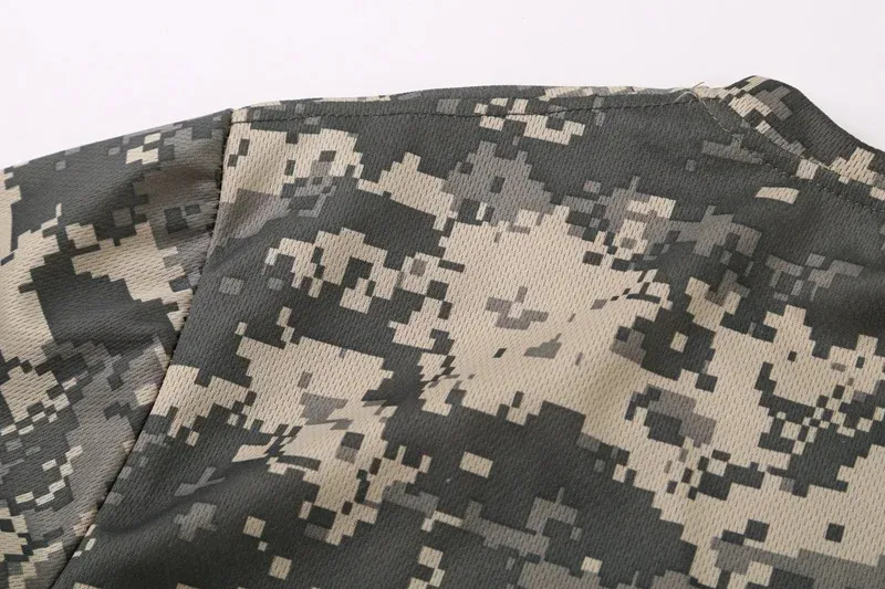 Camouflage T-shirts Breathable Long-sleeved Paintball Men Hunting Long Sleeved Shirts Uniform