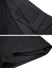 Custom Militarywear Men's Outdoor Black Long Sleeve Training T Shirts