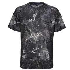 Outdoor Camo Clothes Lightweight Crew Neck Tactical Quick-drying Short Sleeve T-shirts Uniform