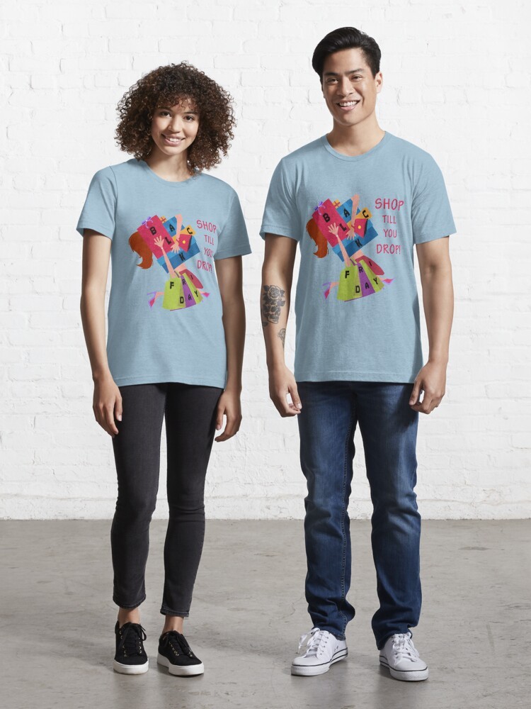 Single-sided Printed Short Sleeve T-shirt Black Friday Promotional Short Sleeve Shirt