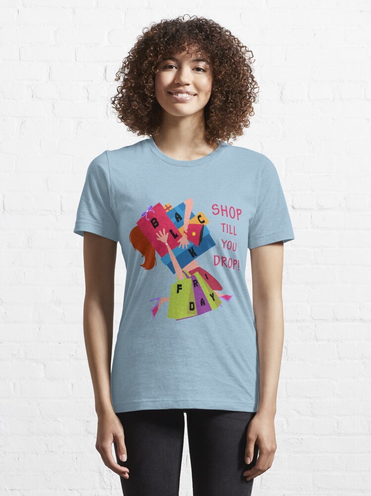 Single-sided Printed Short Sleeve T-shirt Black Friday Promotional Short Sleeve Shirt