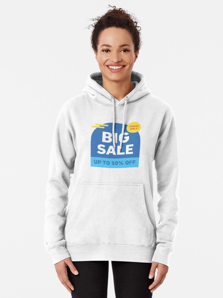 Big Sale Pullover Hoodie Double-sided Printing Customized Logo Design with a Kangaroo Pocket