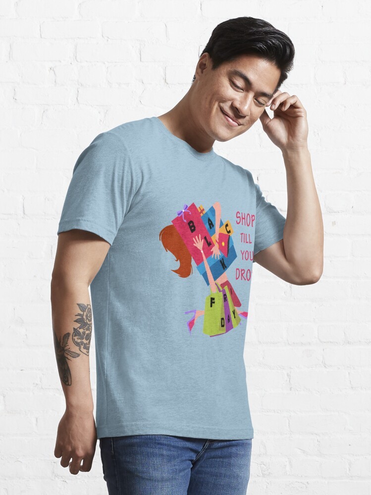 Single-sided Printed Short Sleeve T-shirt Black Friday Promotional Short Sleeve Shirt