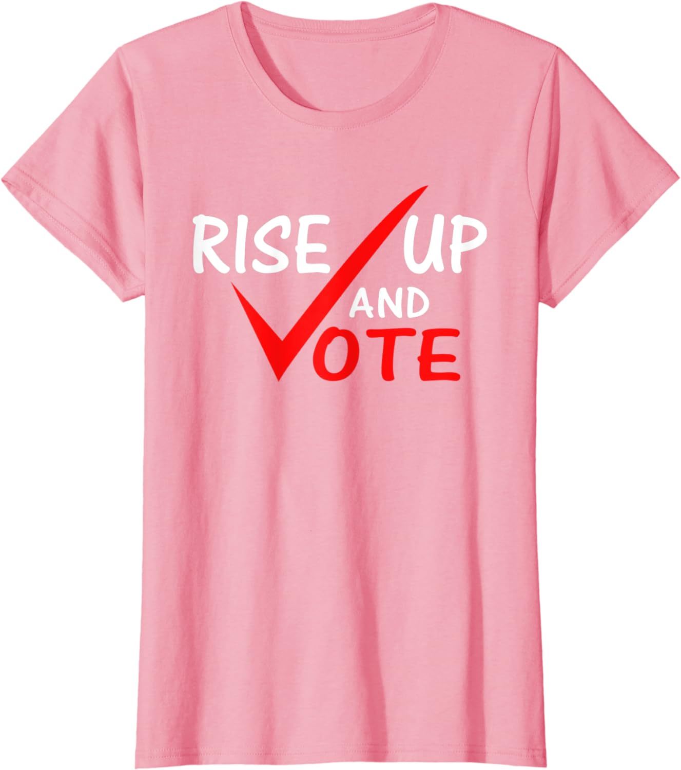 Men Women Trendy Election Campaign T Shirt Rise Up And Vote Election Short Sleeve Shirt