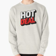 Pullover Sweatshirt Hot Deal Sale Promotion Tag Staff Shirt Long Sleeve