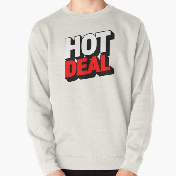 Pullover Sweatshirt Hot Deal Sale Promotion Tag Staff Shirt Long Sleeve