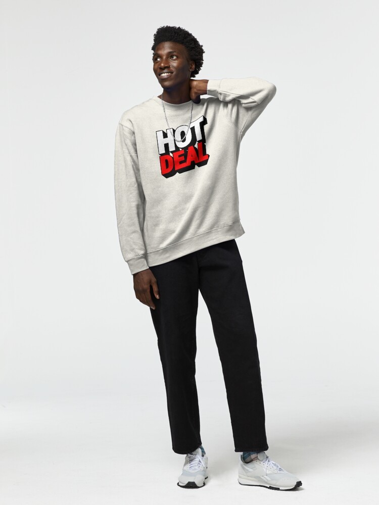 Pullover Sweatshirt Hot Deal Sale Promotion Tag Staff Shirt Long Sleeve