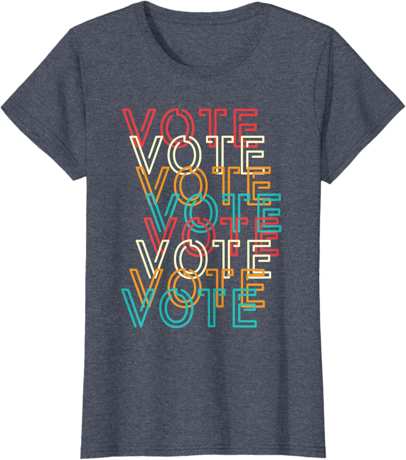 Men's and Women's Voter Election Sublimation Printing Campaign Voting T-Shirts