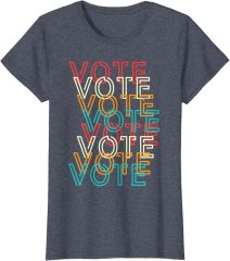 Men's and Women's Voter Election Sublimation Printing Campaign Voting T-Shirts